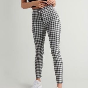 GARAGE plaid pants (high waisted)